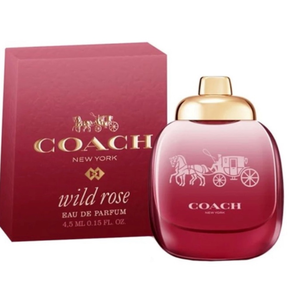 COACH Wild Rose Women Eau De Parfum size 4.5ml Mini NWT - Picture 3 of 8